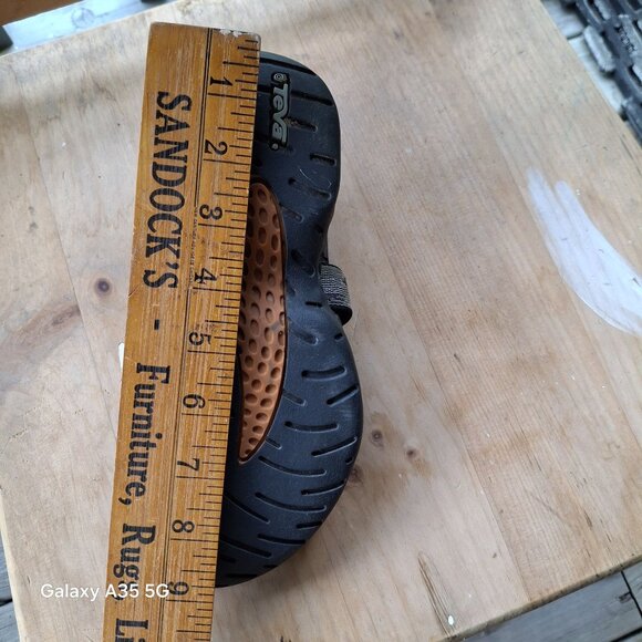 Teva Boys Adjustable Sandals With Straps Black/Gray Size 5 Durable Outdoor Footw - Picture 7 of 8